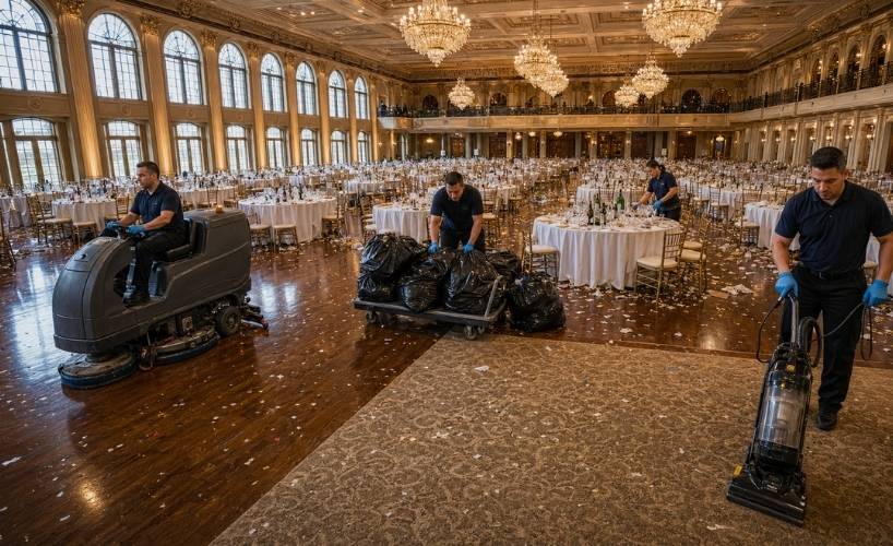Why professional event cleaning in Darlington matters more than people realise